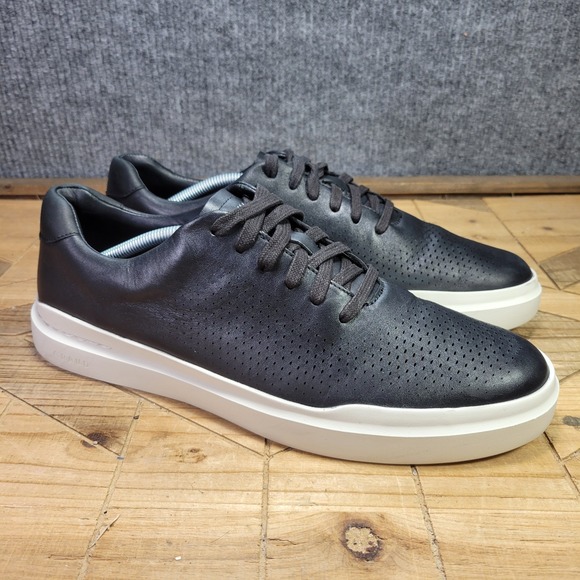 Cole Haan Other - Cole Haan Grand Pro Rally Men's 12 Laser Cut Black C31219 Sneakers Shoes